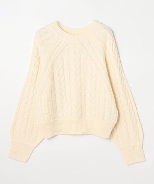 ANY ソフトタッチケーブル２ＷＡＹニット エクリュ