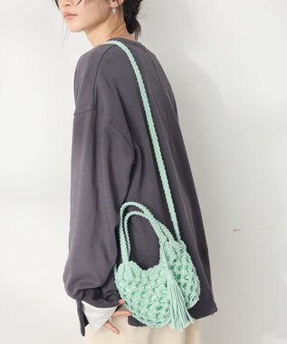 CRAFT STANDARD BOUTIQUE 別注/maison vert マクラメ手編みショルダーバッグ