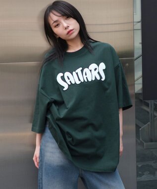 WEGO 【ユニセックス着用アイテム/MLサイズ展開】サガラワッペンロゴBIG　T（SS） ダークグリーン