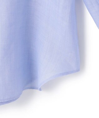 BEIGE， HALITE / リネンシアー オーバーサイズシャツ Sax