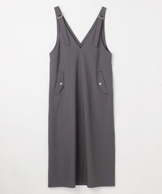 ANY L イージーケアジャンパースカート グレー