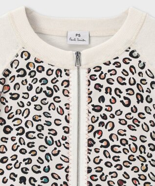 Paul Smith Horseshoe Leopardジップアップ ニット オフホワイト