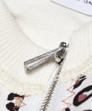 Paul Smith Horseshoe Leopardジップアップ ニット オフホワイト