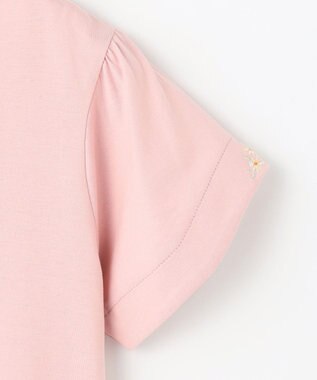 組曲 KIDS 【150-160㎝】ひまわりブーケ Tシャツ ピンク