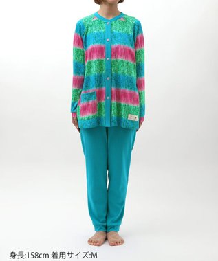 WACOAL パジャマ 【AVOCA×ワコール】 長袖 長ズボン 綿混(本体) レディース BDW746 /ワコール メロン