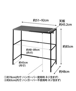 tower 伸縮キャリーケース上ラック タワー ブラック ブラック