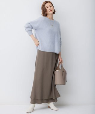 23区 【SLOW/一部店舗限定】ヴィンテージツイル スカート モカブラウン系