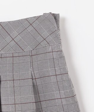 組曲 KIDS 【150-170㎝】 グレンチェックキュロット グレー