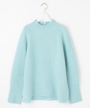 ANY SIS L ハイネックAir ニット ライトブルー