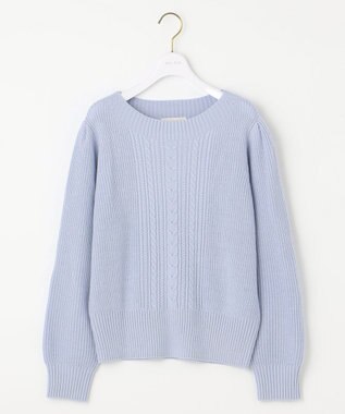 ANY SIS L 【セットアップ対応】スフレショート丈 プルオーバー ミントブルー