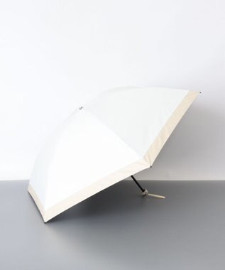 AURORA 【AURORA（オーロラ）】サマーシールド　バイカラー晴雨兼用傘（折りたたみ傘） オフホワイト×クリーム