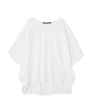 YECCA VECCA 異素材切替バックデザインプルオーバー Off White