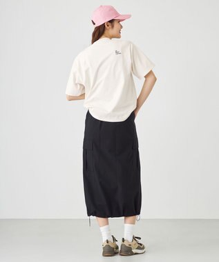 SHARE PARK LADIES 【撥水・UVカット・ストレッチ・軽量 】ナイロンカーゴスカート（S・Mサイズ） ブラック系