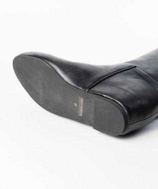 BONTRE 【MIONOTIS/ミオノティス】バックファスナーインヒールロングブーツ/40812 ブラック