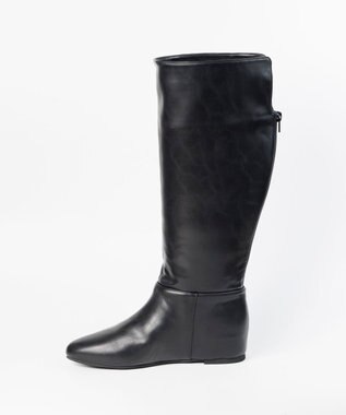 BONTRE 【MIONOTIS/ミオノティス】バックファスナーインヒールロングブーツ/40812 ブラック