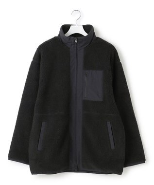 J.PRESS YORK STREET 【UNISEX】ボアブルゾン ブラック系