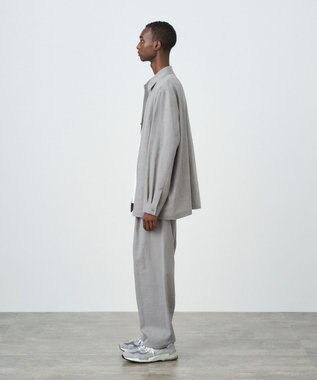 ATON KYOTO TSURIZOME LINEN | シャツジャケット - UNISEX GRAY