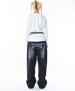 WEGO 【ユニセックス着用ITEM】コンパクトフィットリブヘンリーネックT（LS） ホワイト