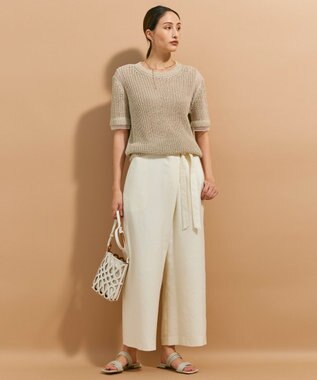 BEIGE， CAROLE / デザインパンツ Ecru