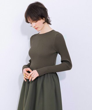 NAVE 【Nave・洗える】コンビネーションドレス カーキ系