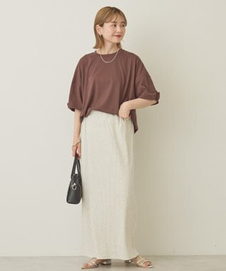 AMERICAN HOLIC バックフリルラウンドカットプルオーバー Charcoal Gray