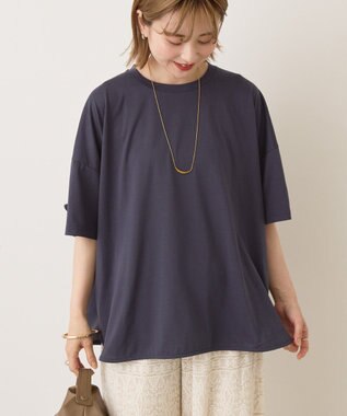 AMERICAN HOLIC バックフリルラウンドカットプルオーバー Charcoal Gray