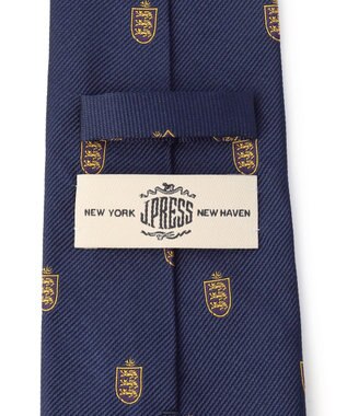 J.PRESS MEN 【VINTAGE JACQUARD COLLECTION】ロイヤルクレスト ネクタイ ネイビー系8