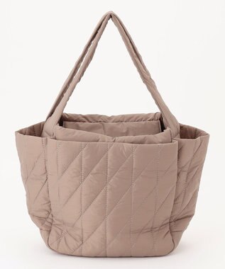 Y'SACCS 【Y’SACCS vous et】キルティングボックストート　Mサイズ ベージュ