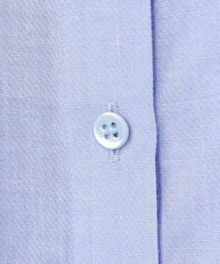 BEIGE， HALITE / リネンシアー オーバーサイズシャツ Sax