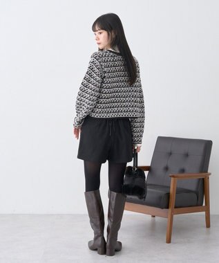 earth music&ecology 【吸湿発熱】あったかフェミニンインナー(シアーハイネック) Off White