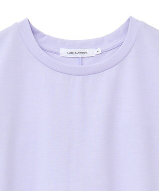 AMERICAN HOLIC バックフリルラウンドカットプルオーバー Lavender