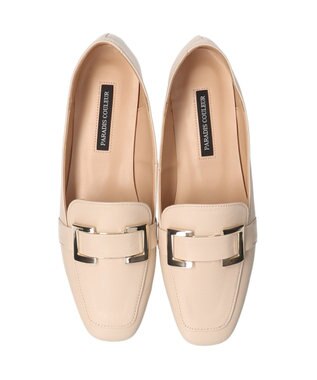 Bridget Birkin 【PARADIS COULEUR】メタリックオーナメントローファー ライトベージュ