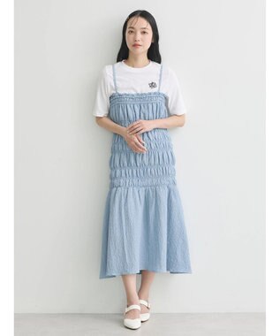 earth music&ecology ２ｗａｙシャーリングキャミワンピース