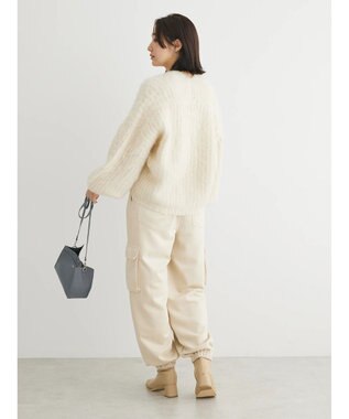 Green Parks ・ＳＵＧＡＲ　ＳＰＯＯＮ　スエードポンチカーゴパンツ Ivory