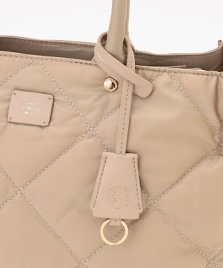 J.PRESS LADIES 【2way】ボンディングキルト トート バッグ 【WEB限定】ベージュ系