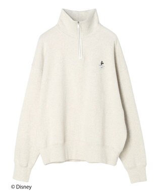 CRAFT STANDARD BOUTIQUE 【Ｄｉｓｎｅｙ】Ｈａｌｆ　Ｚｉｐ　Ｓｗｅａｔ Oatmeal