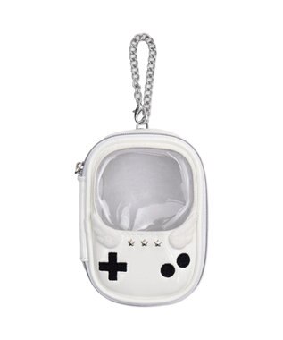 WEGO 【痛バ＆推し活グッズ】GAMEぬいポーチ ホワイト