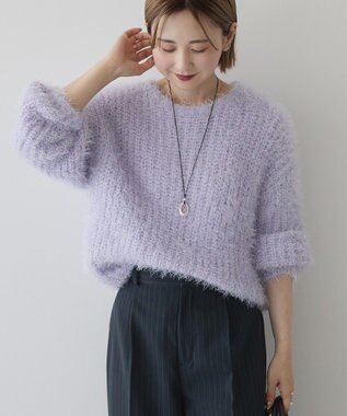 AMERICAN HOLIC シャギーニットプルオーバー Lilac