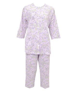 Wing 【数量限定　特別価格】　パジャマ　７分袖・８分丈ズボン　綿100％　天竺素材　やわらかな肌ざわり　ウイング／ワコール　EP8972