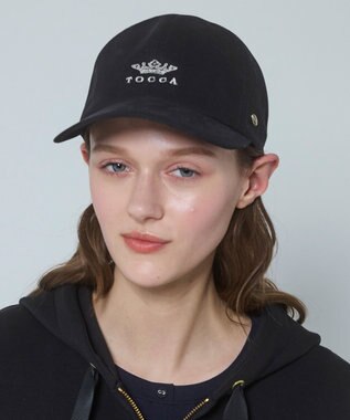 TOCCA 【サイズ調整可・深め】CROWN LOGO CAP キャップ ブラック系