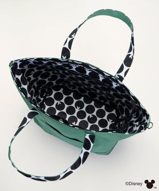 Y'SACCS 【Disney Collection】シルエットプリント2WAYトートバッグ グリーン