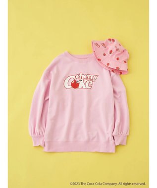 earth music&ecology 別注Ｃｈｅｒｒｙ　Ｃｏｋｅ「R」スウェット Light Pink