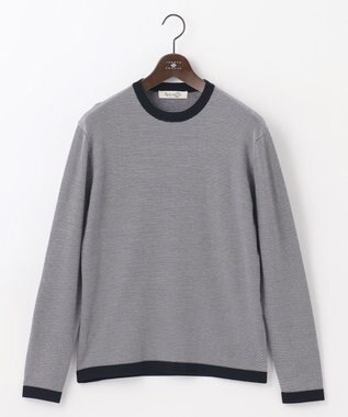 【WEB限定・SPACE/チクチクしない/イージーケア/3シーズン対応】 SNOWYボーダーニットＴシャツ