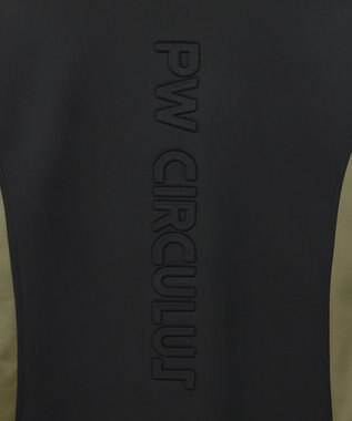 PW CIRCULUS 【MEN】カラーブロッキング プルオーバー ゴルフ ブラック系