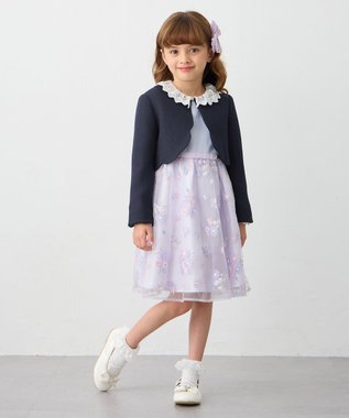 ANY KIDS レース襟カットソーブラウス ホワイト