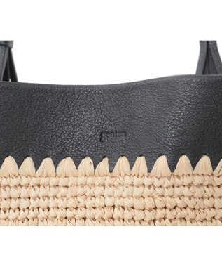 genten ルチア　トートバッグL クロ