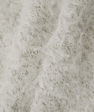 Green Parks フェザーヤーンニットベスト Ivory