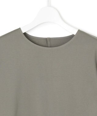 今期【汗じみ防止/洗える】ギャザーディテール カットソー 汗じみ防止／洗える】ギャザーディテール カットソー