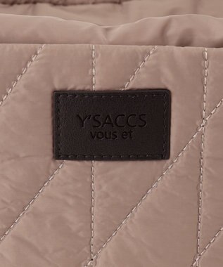 Y'SACCS 【Y’SACCS vous et】キルティングボックストート　Mサイズ ベージュ