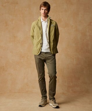 JOSEPH ABBOUD 【ストレッチ/JAPANファブリック】ヴィンテージコットンストレッチ パンツ カーキ系